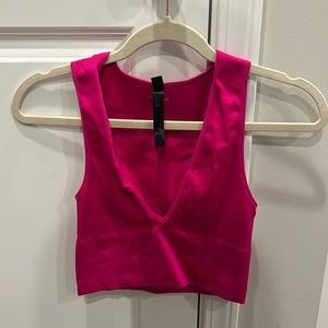 Urban Outfitters ribbed cropped tank